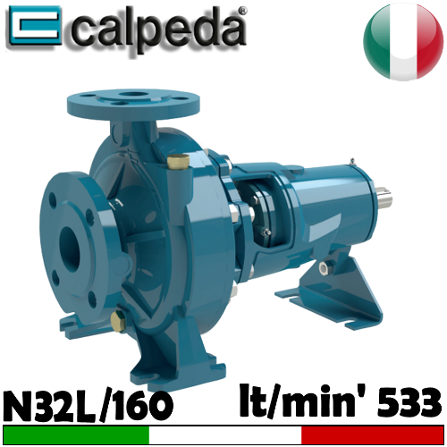 Calpeda Pompa sciolta base giunto 2 POLI 2800 giri min. serie N32L-160