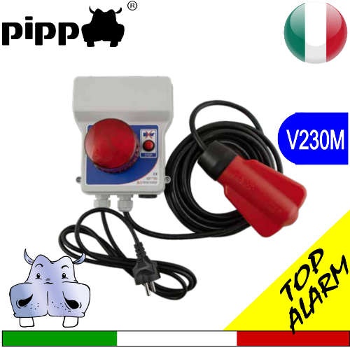 Acoustic alarm & adapting flexible hose for Dab Genix macerators