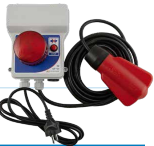 Acoustic alarm & adapting flexible hose for Dab Genix macerators 2