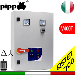 Quadro avviamento stella triangolo per una elettropompa acque reflue trifase V400T SEWAGE STAR DELTA SQ700