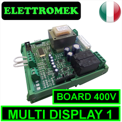 Elettronica per art. MULTI DISPLAY1 trifase 400Vac