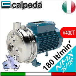 Elettropompe Monogirante Calpeda in acciaio inox aisi 304 NMX 25 120 Alimentazione elettrica trifase 400Vac