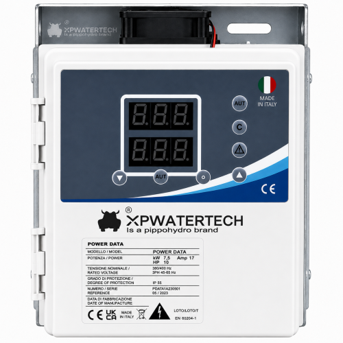 POWER DATA 2.0 Variable speed controller for pumps - wall mounted - three-phase-three-phase and single-phase-three-phase systems 