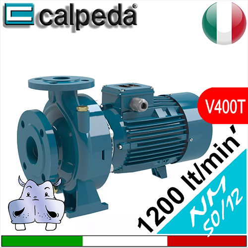Elettropompe Monogirante Calpeda NM50 12FC - 50 12DB Alimentazione elettrica trifase 400Vac