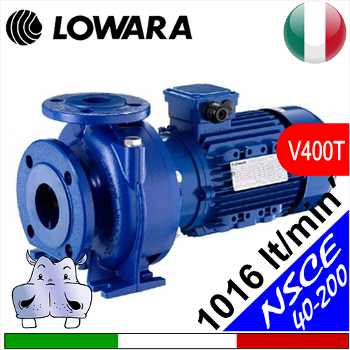 Lowara Elettropompa normalizzata in ghisa NSCE 40-200 trifase
