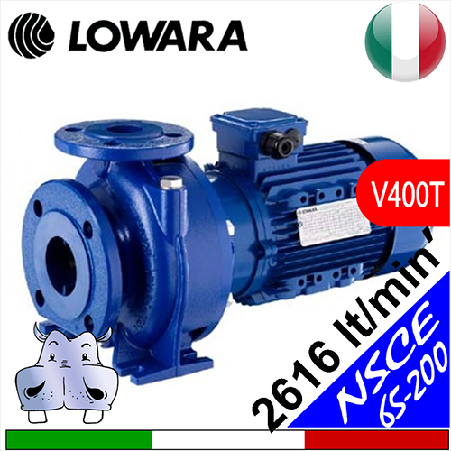 Lowara Elettropompa normalizzata in ghisa NSCE 65-200 trifase