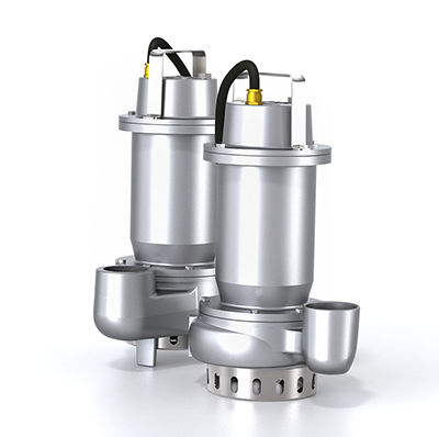 elettropompe zenit per fognature acque reflue inox girante multicanale