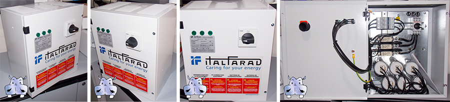 quadro rifasamento fisso italfarad trifase batteria condensatori