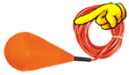 galleggiante a pera elettrico multicontact sewage orange per acque refle e chiare