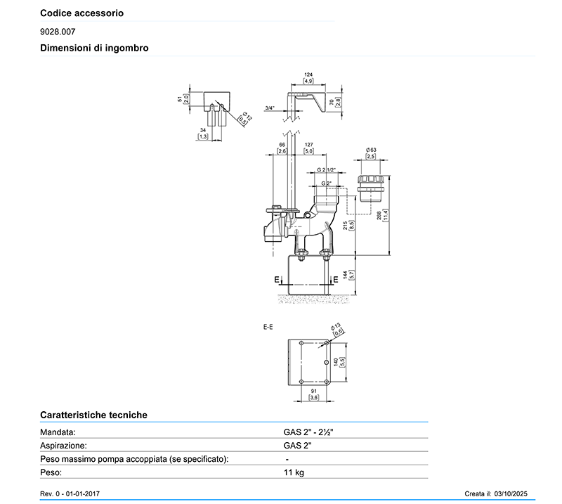 Coupling selection for wastewater applications salita e discesa pompa fognatura