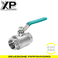 valvola a sfera inox ff 304